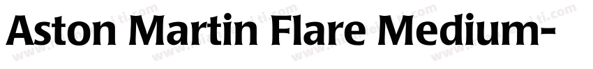 Aston Martin Flare Medium字体转换